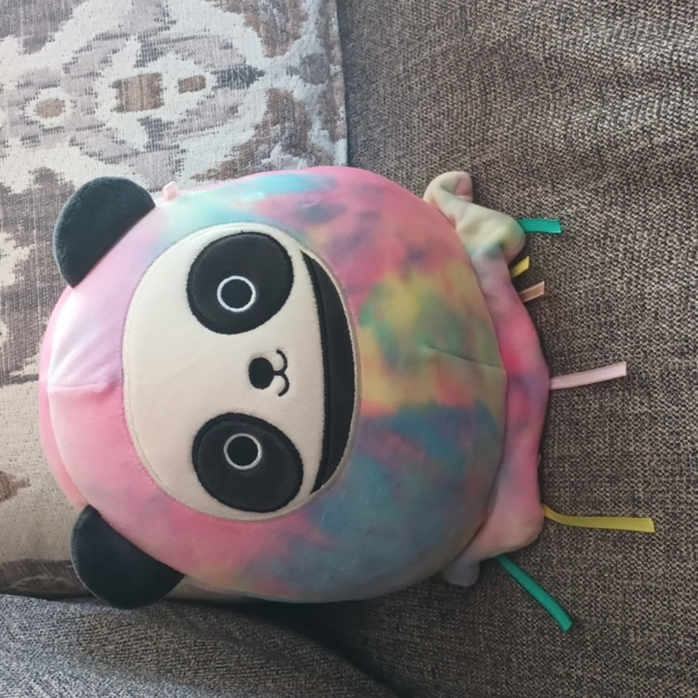 Squishmallows panda jellyfish costume ribbon 8 inch